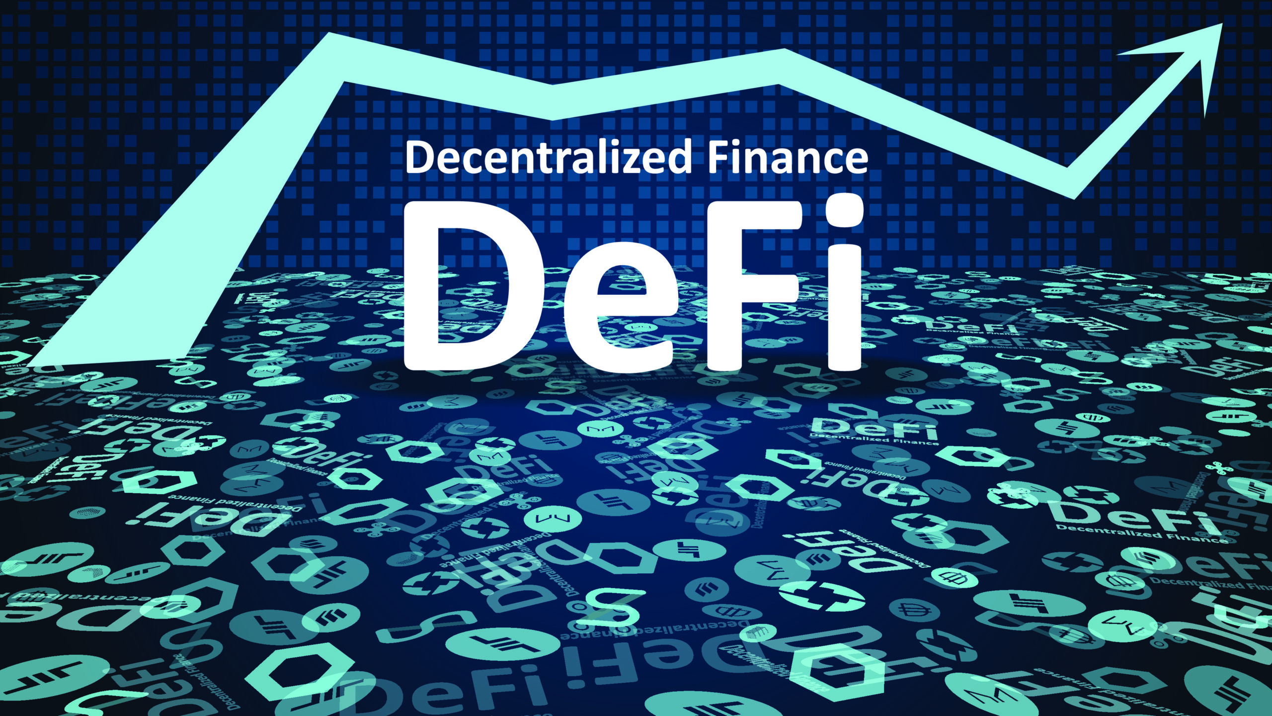 DeFiやNFTなどの分散型サービスを象徴するイメージ