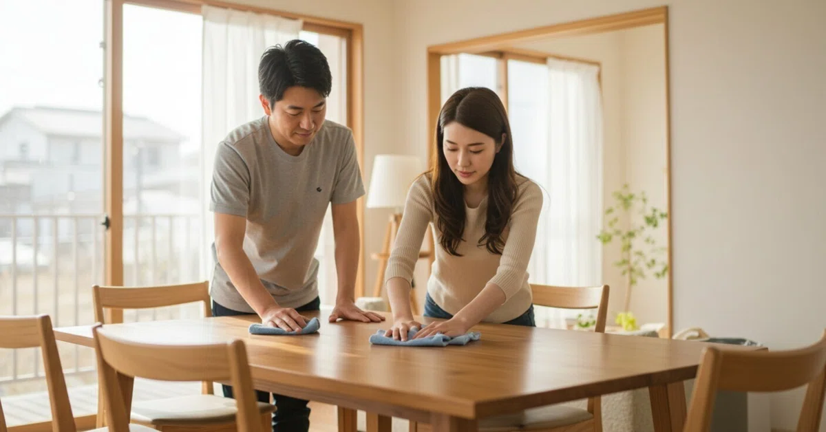 片付ける習慣を身につけた整然とした部屋