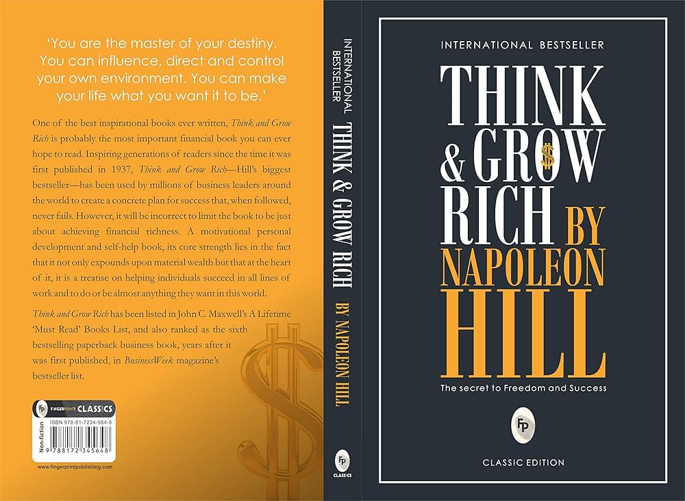 Think and Grow Richの原書とメモ帳